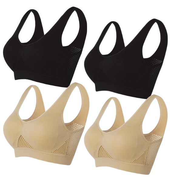 Kit Sutiã Beca Push Up Modelador respirável anti-flacidez (COMPRE 1 e leve 3❤️)