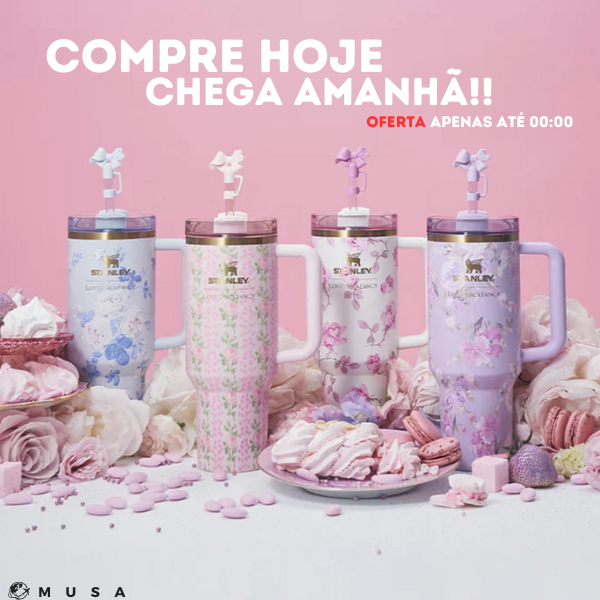 Copo Stanley [Kit roses] compre Hoje Chega AMANHÃ