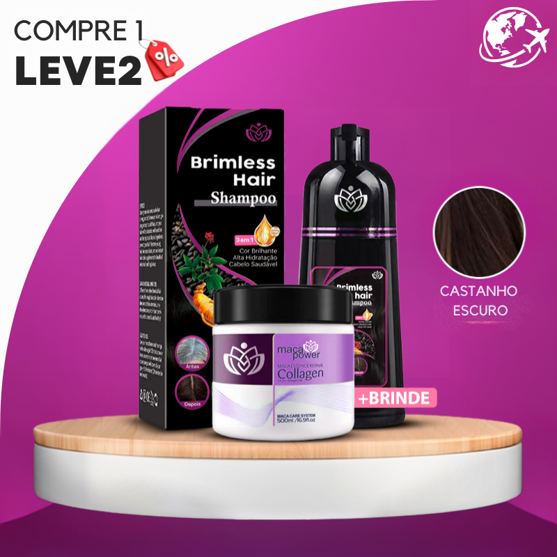 [COMPRE 1 LEVE 2] Shampoo Brimless Natural  + Creme Hidratante de BRINDE (pago no PIX)