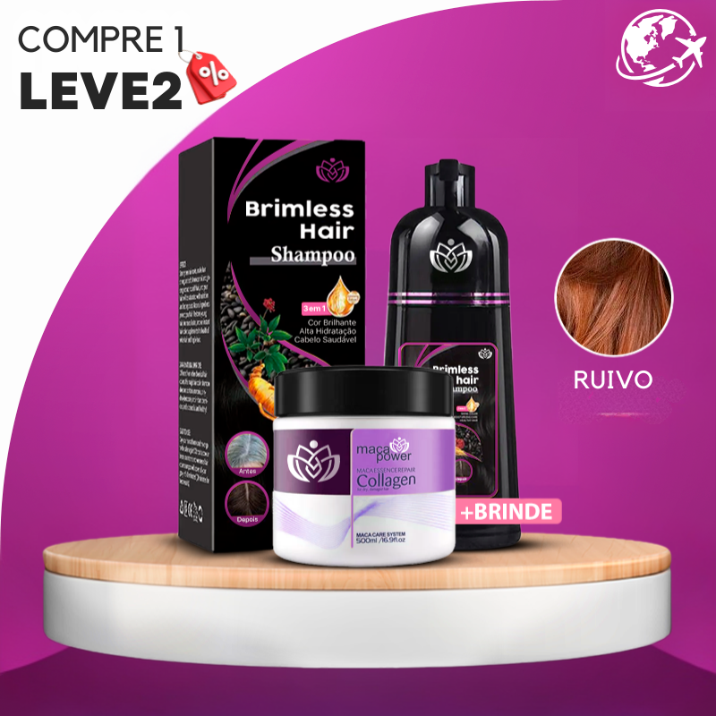 [COMPRE 1 LEVE 2] Shampoo Brimless Natural  + Creme Hidratante de BRINDE (pago no PIX)